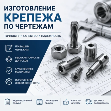 Изготовление крепежа по чертежам